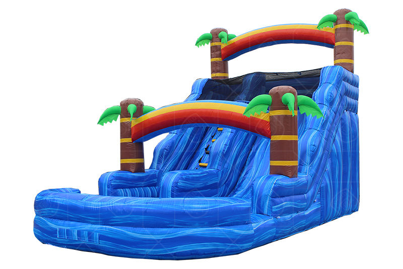 SWS008 Tropical Water Slide With Pool