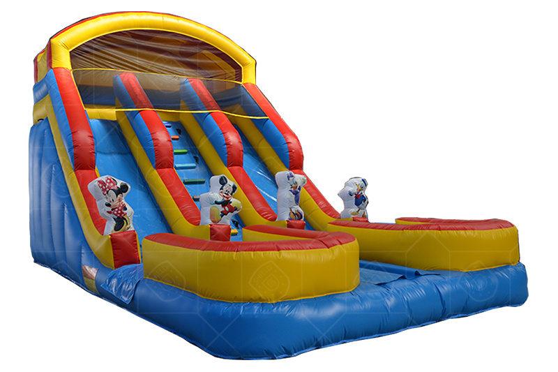 SDS004 Mickey And Minie Inflatable Slide