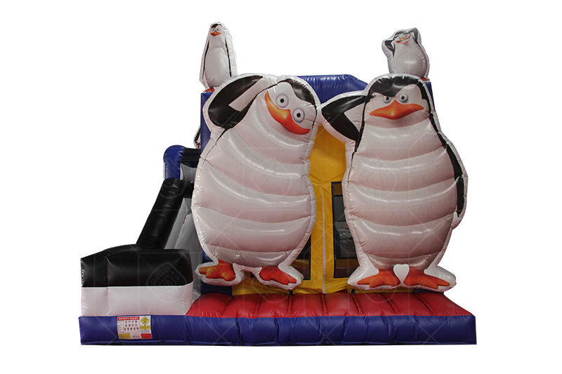 SC017 Penguin Jumping Castle Inflatable Combo