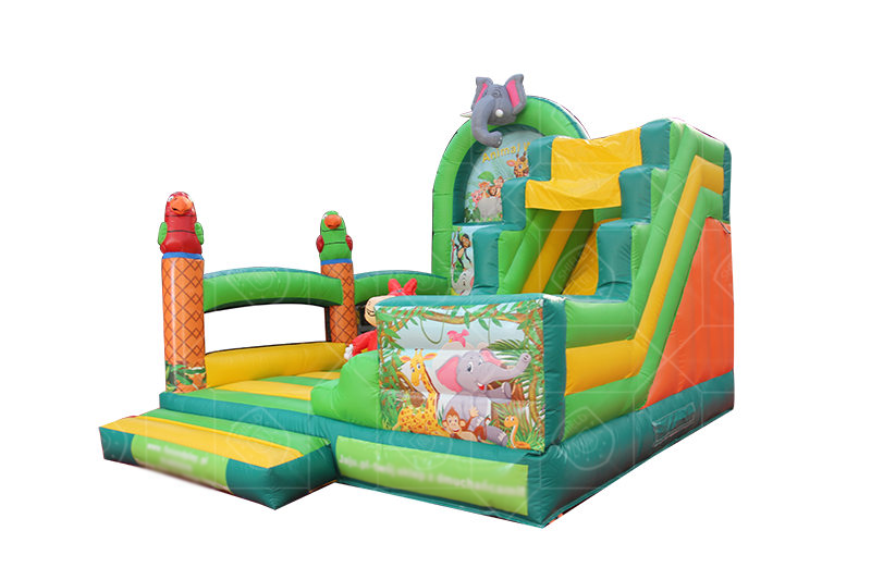 SC019 Animal World Inflatable Castle
