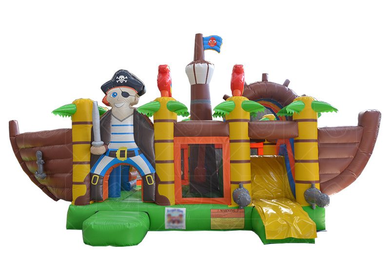 SC021 Pirate Ship Inflatable Bouncer With Slide