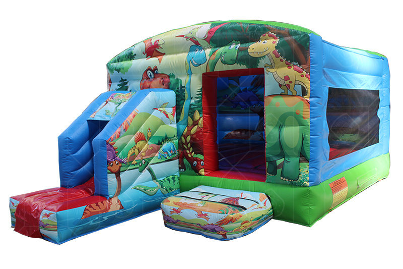 SC028 Dinosaur Inflatable Bouncy Castle With Slide