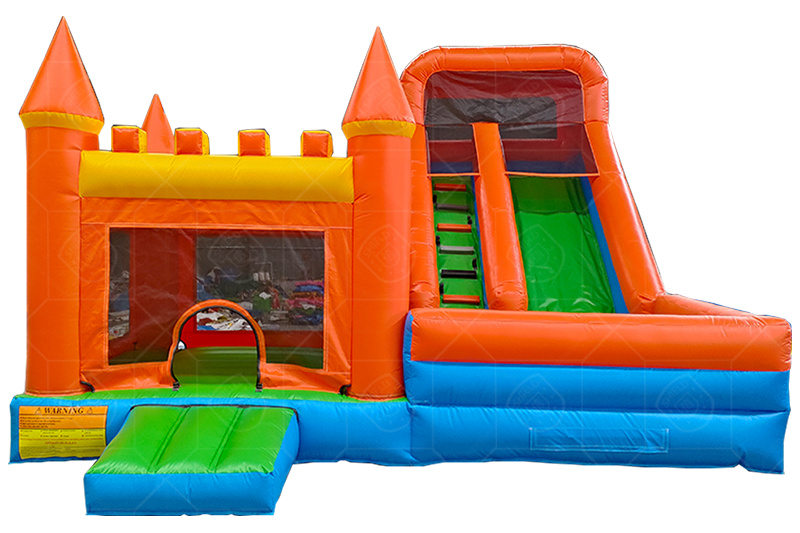 SC058 Backyard Bounce Combo Inflatable Bouncer With Water Slide