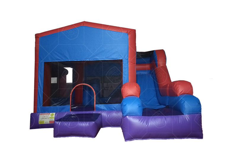 SC063 Clasic Inflatable Moonwalk With Slide