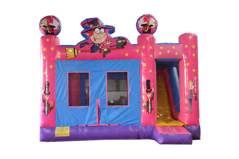 SC065 Witch Inflatable Castle With Slide