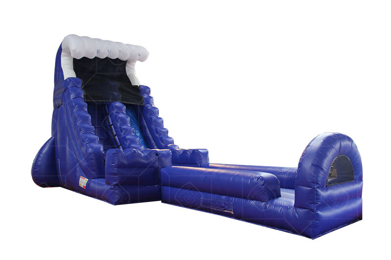 SWS025 Blue Wave Inflatable Water Slide With Slip N Slide