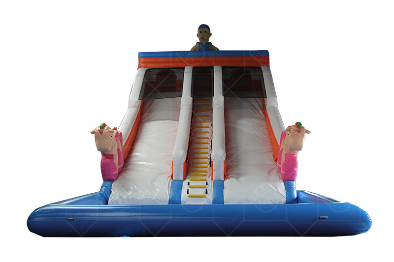 SWS031 Pirate Inflatable Waterslide With Pool