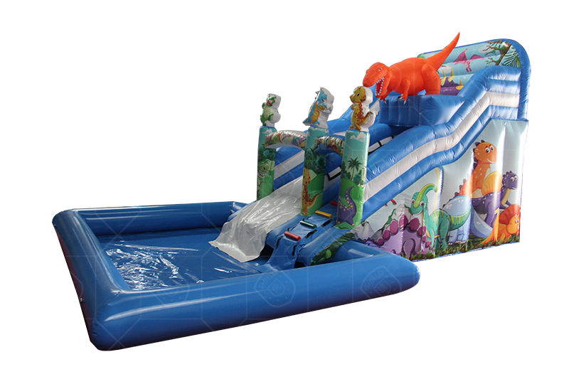 SWS032 Ice Age Inflatable Water Slide With Air Sealed Pool