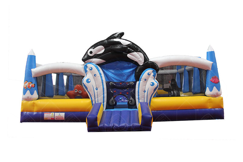 SL014 Dolphin Inflatable Toddler Play Park