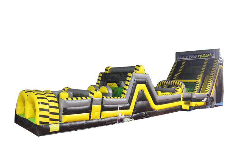 SO008 Toxic Rush Inflatable Obstacle Course