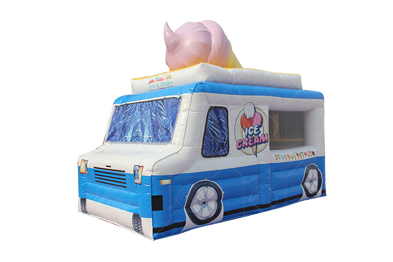 ST014 Icecream Truck Inflatable Booth Stand