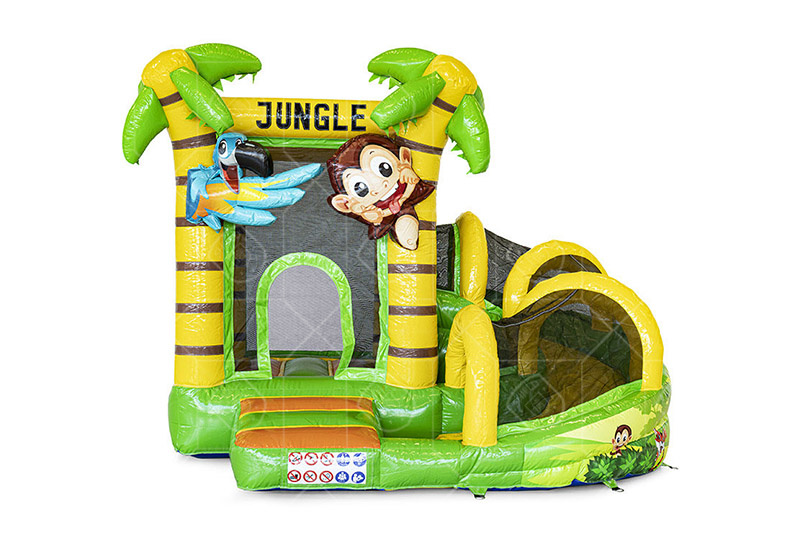 SC098 Mini with slide Jungle Bouncy Castle
