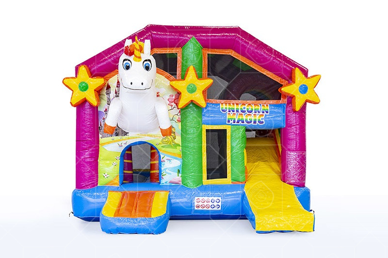 SC109 Multiplay with Roof Unicorn Bouncy Castle