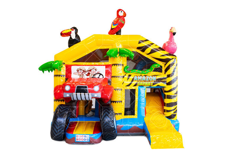 SC110 Multiplay With Roof Amazon Safari Bouncy Castle