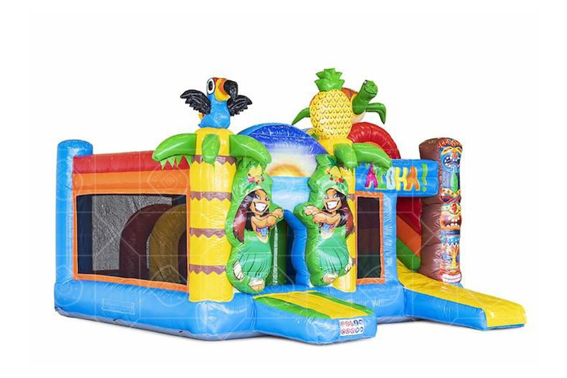 SC117 Multiplay Bouncy Castle Tropical