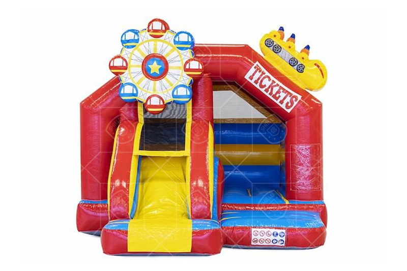 SC126 Slide Combo Rollercoaster Bouncy Castle