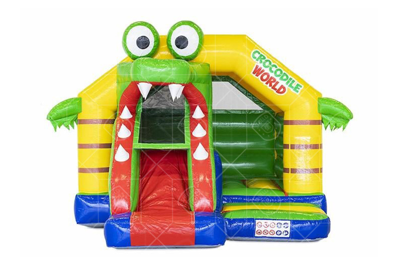 SC127 Slice Combo Crocodile Bouncy Castle