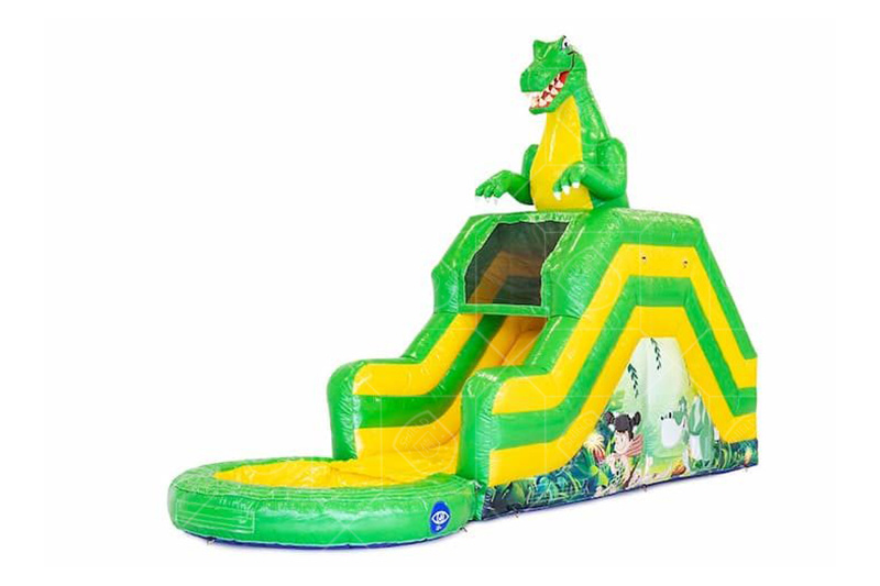 SWS038 Garden Slide Dino Bouncy Castle