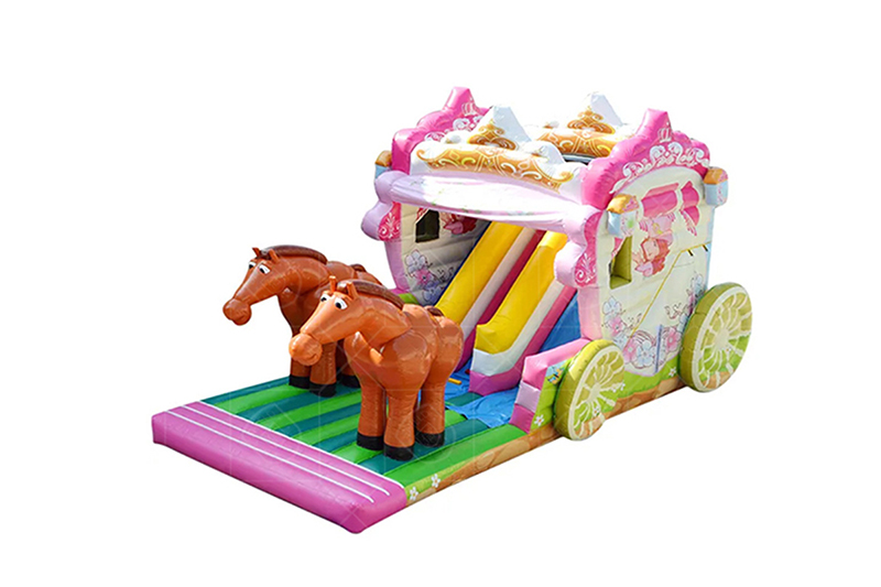 SDS047 Princess Carriage Inflatable Slide