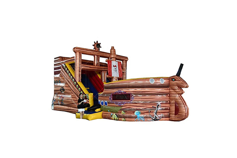 SDS060 Pirate Ship Inflatable Slide