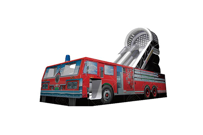 SDS064 Fire Engine Inflatable Slide