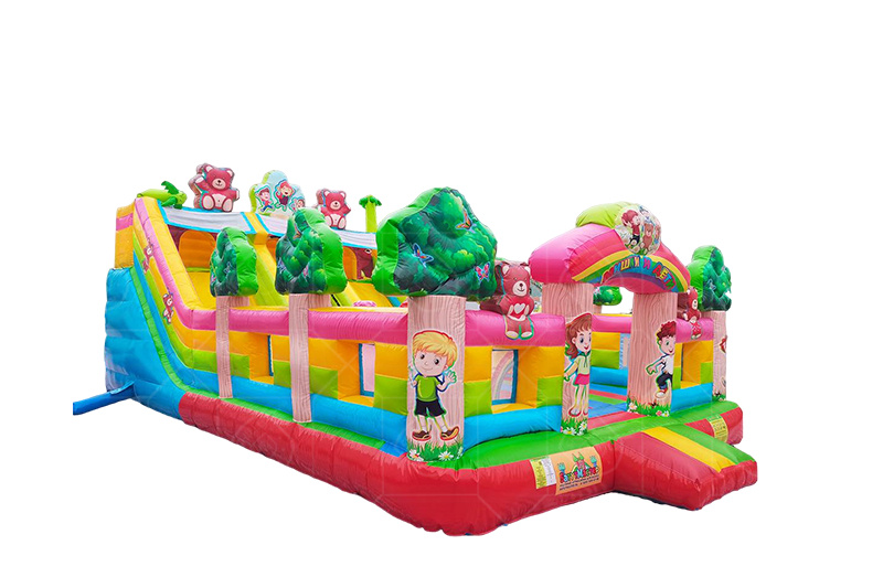 SDS069 Bear Land Inflatable Slide