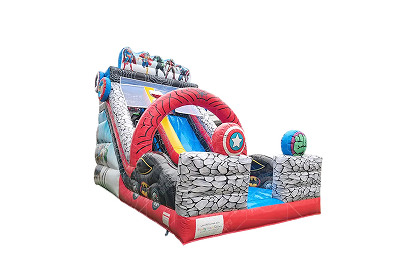 SDS081 The Justice League Inflatable Slide