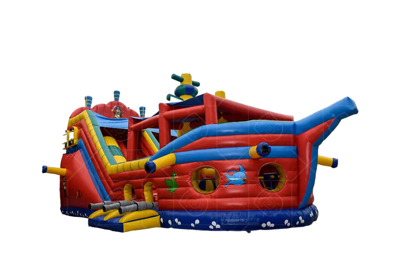 SDS092 Pirate Ship Inflatable Slide