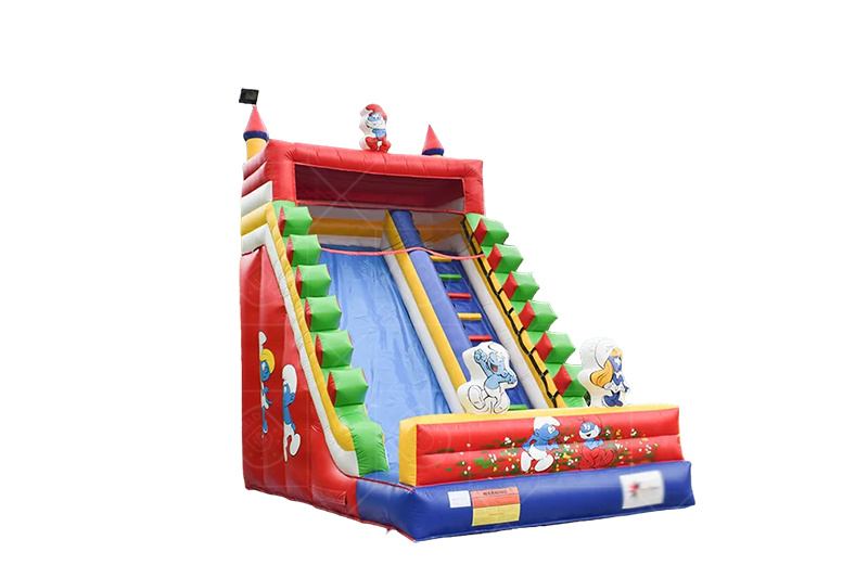 SDS121 Smurf Inflatable Slide