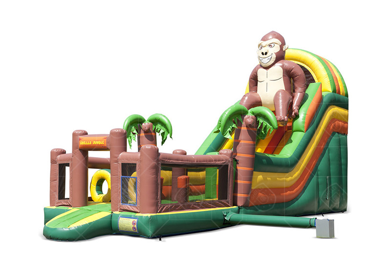 SDS144 Multiplay Slide Gorilla Inflatable Slide