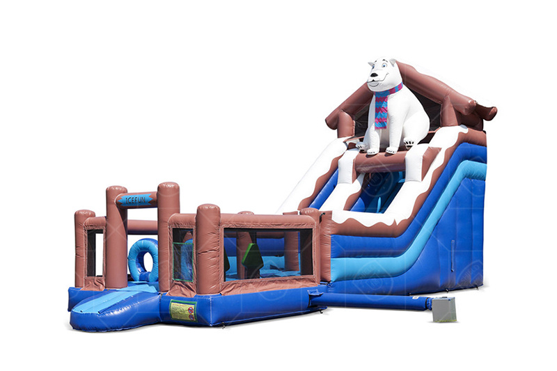 SDS145 Multiplay Slide Polar Bear Inflatable Slide