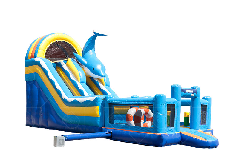 SDS177 Multiplay Slide Shark Inflatable Slide