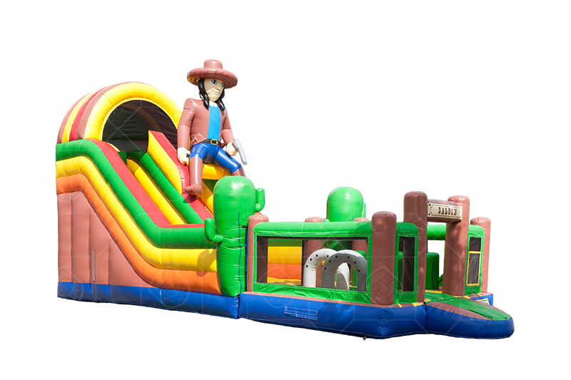 SDS180 Multiplay Slide Cowboy Inflatable Slide