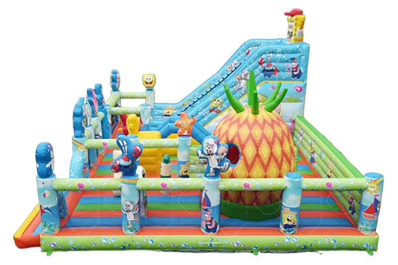 SL028 Spongebob Squarepants Inflatable Amusement Park