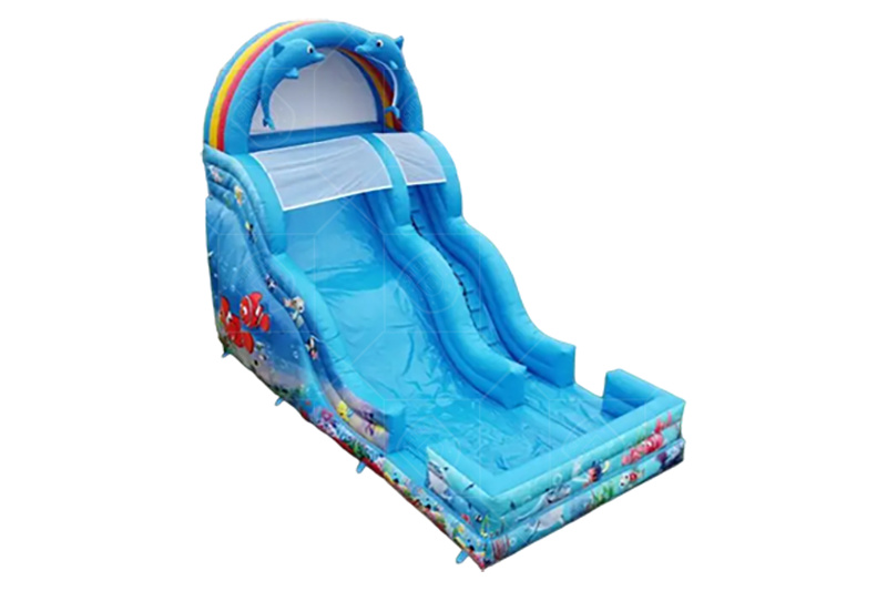 SWS049 Under The Sea Inflatable Water Slide