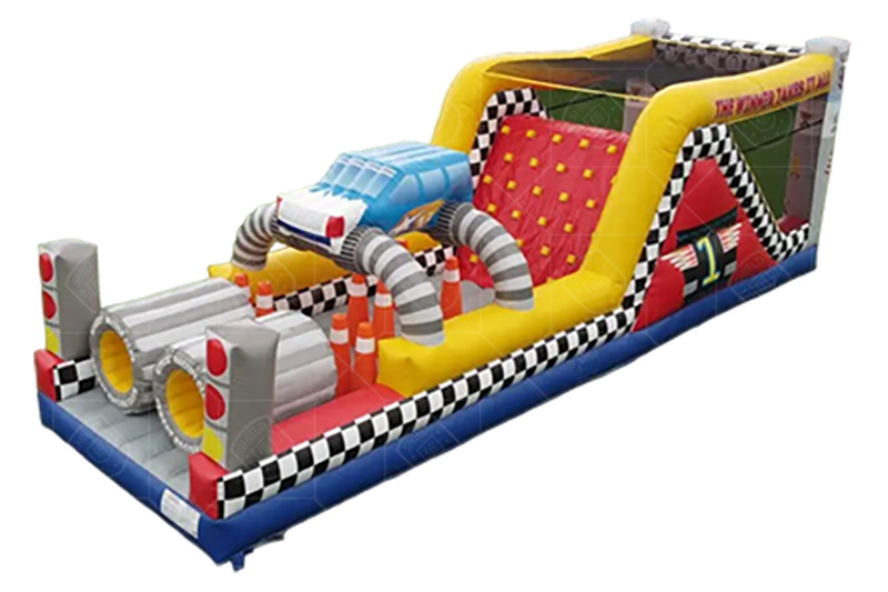 SO012 Race Car Inflatable Obstacle Course