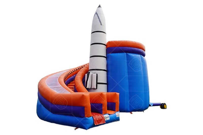 SDS200 Space Rocket Inflatable Slide